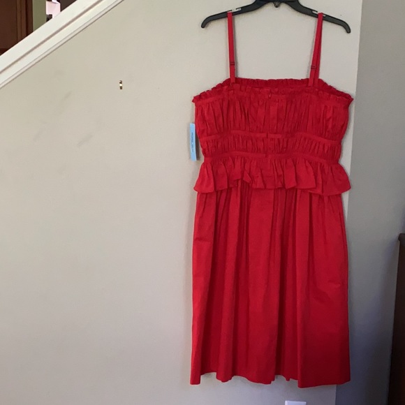 Antonio Melani Taylor Stretch Cotton Sateen Peplum Waist Dress. - Picture 6 of 13